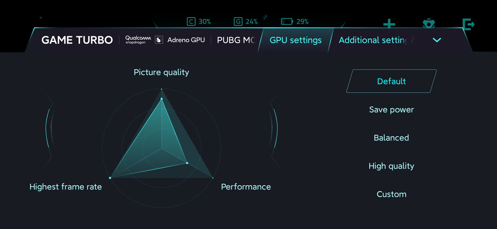 Xiaomi Mi 10 Ultra Game Turbo screenshot