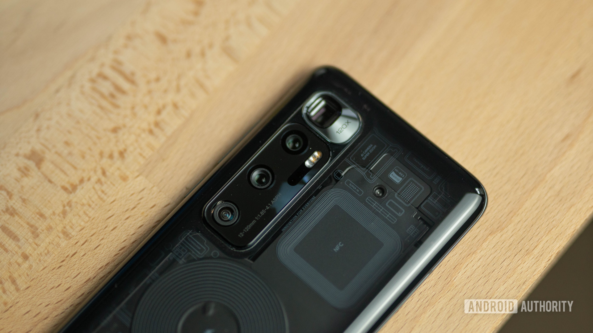 Xiaomi Mi 10 Ultra transparent edition camera housing