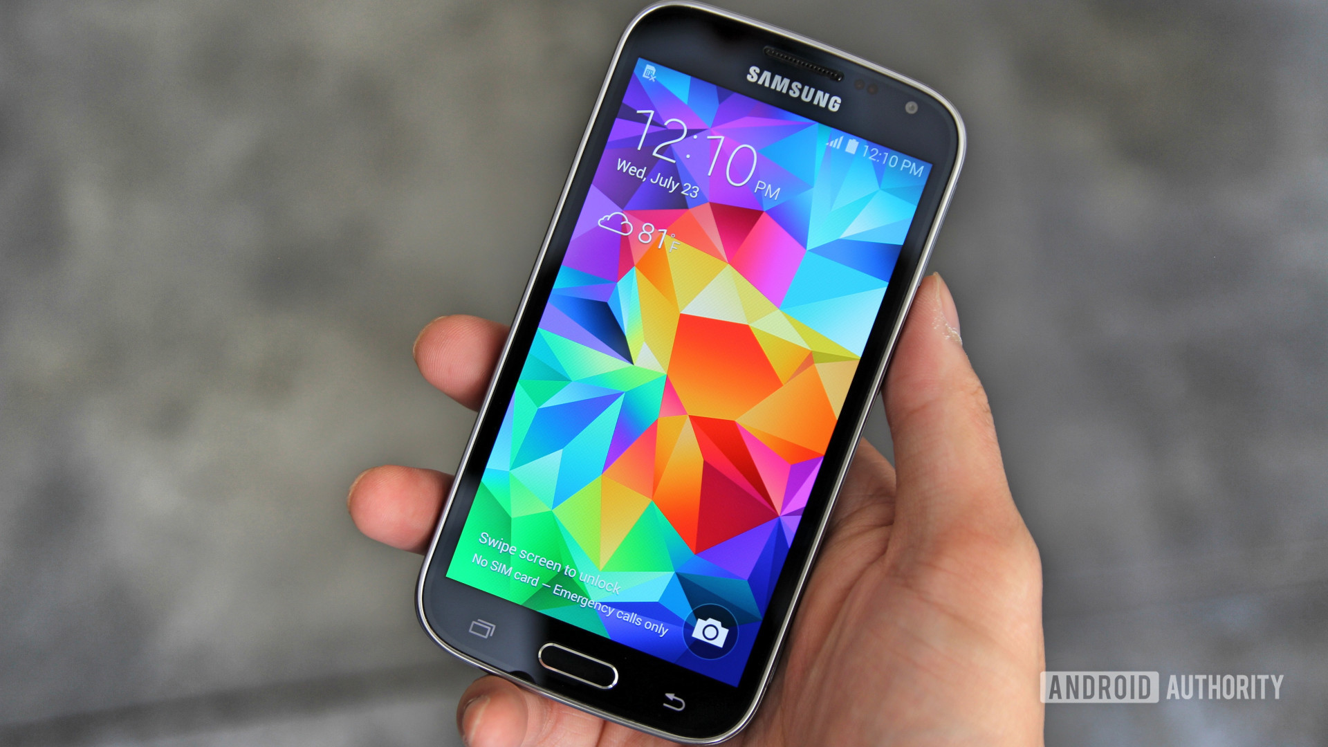 Samsung Galaxy K Zoom front