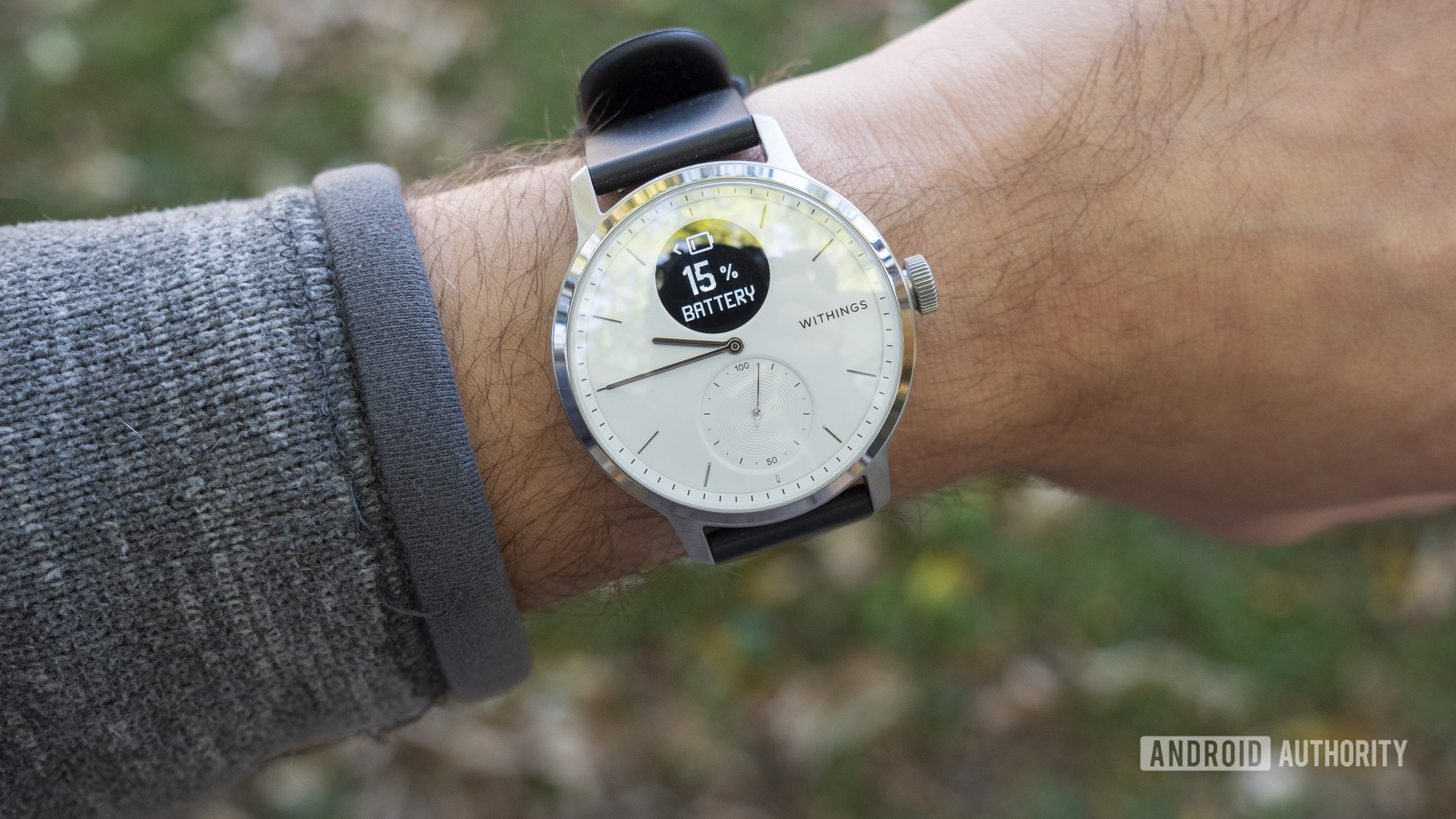 withings scanwatch review battery life