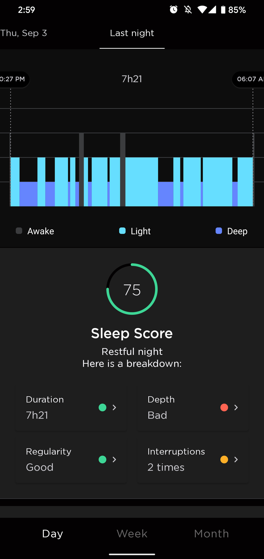 withings scanwatch review health mate app sleep tracking