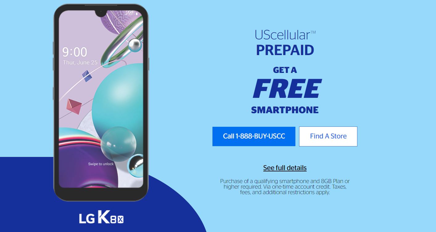 US Cellular Prepaid Free Smartphone Deal