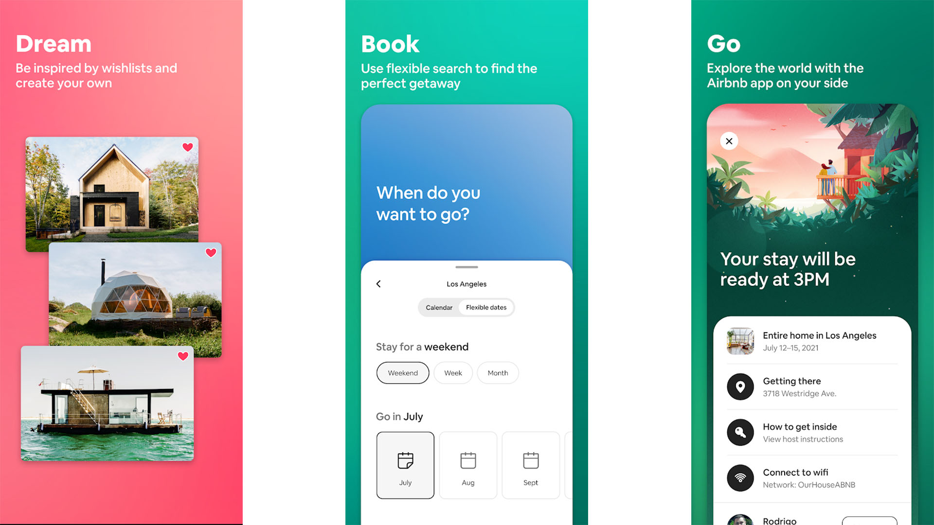 Airbnb screenshot 2021