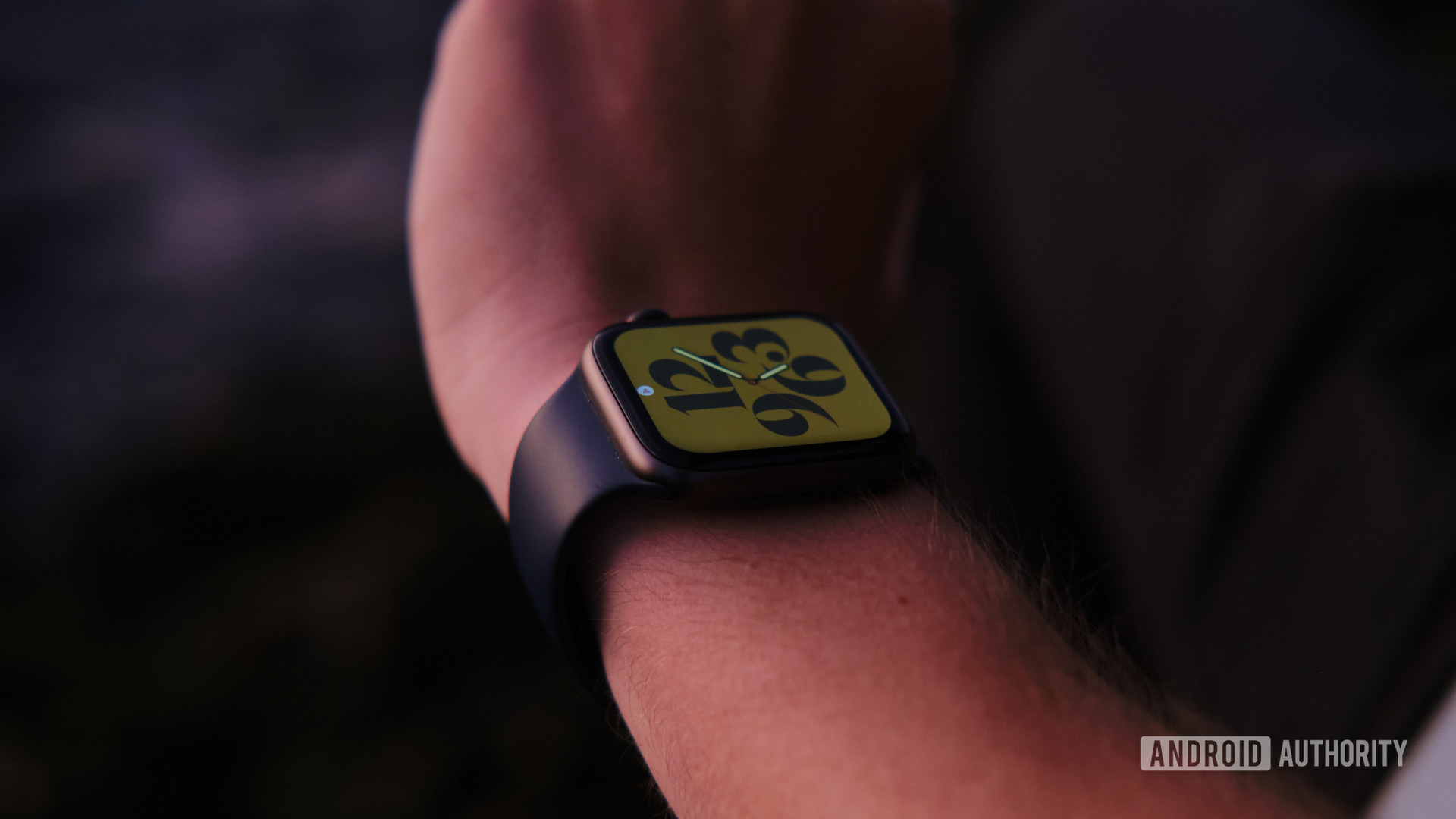 Apple Watch series 6 on arm 1