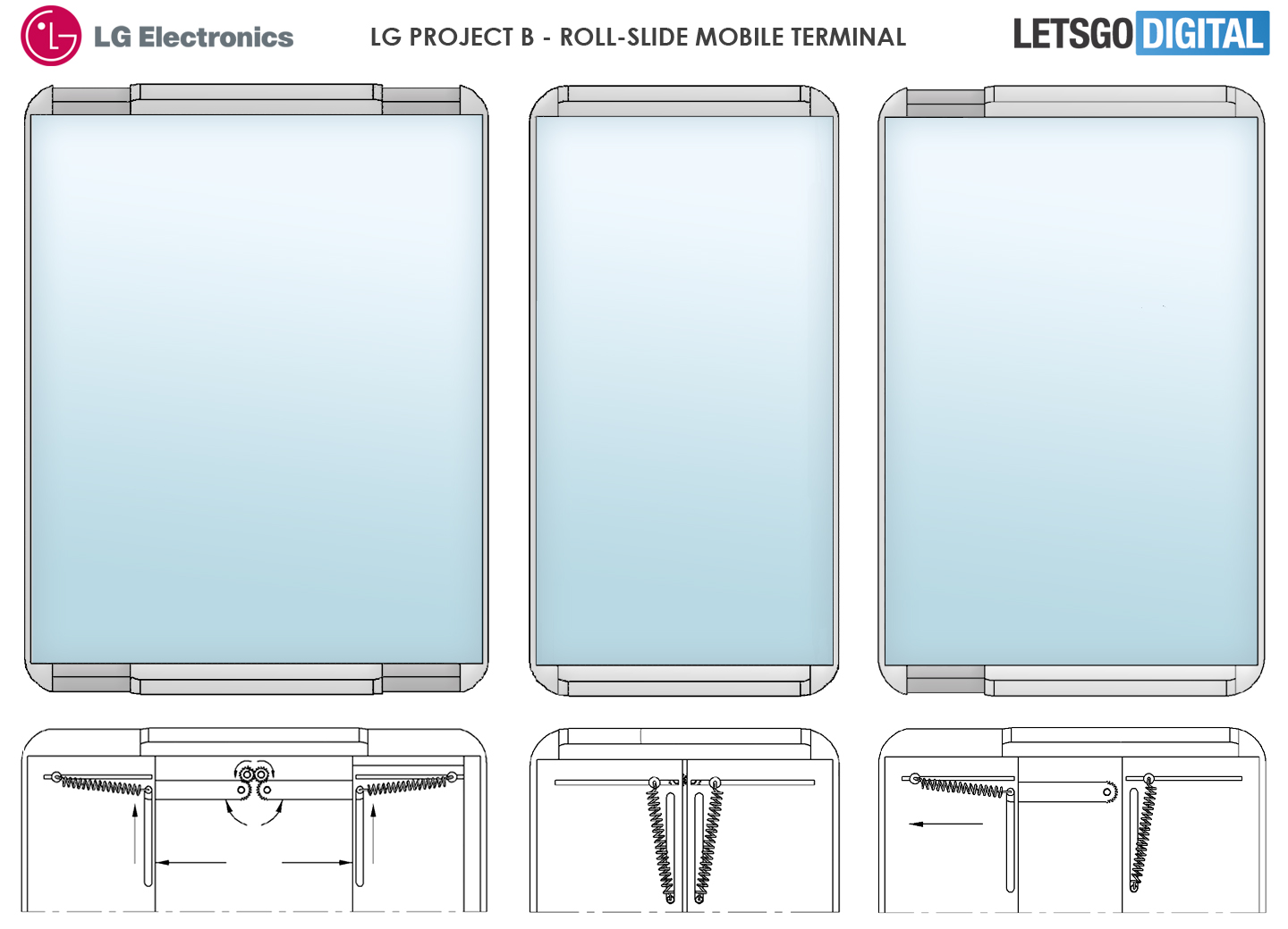 LG rollable phone patent