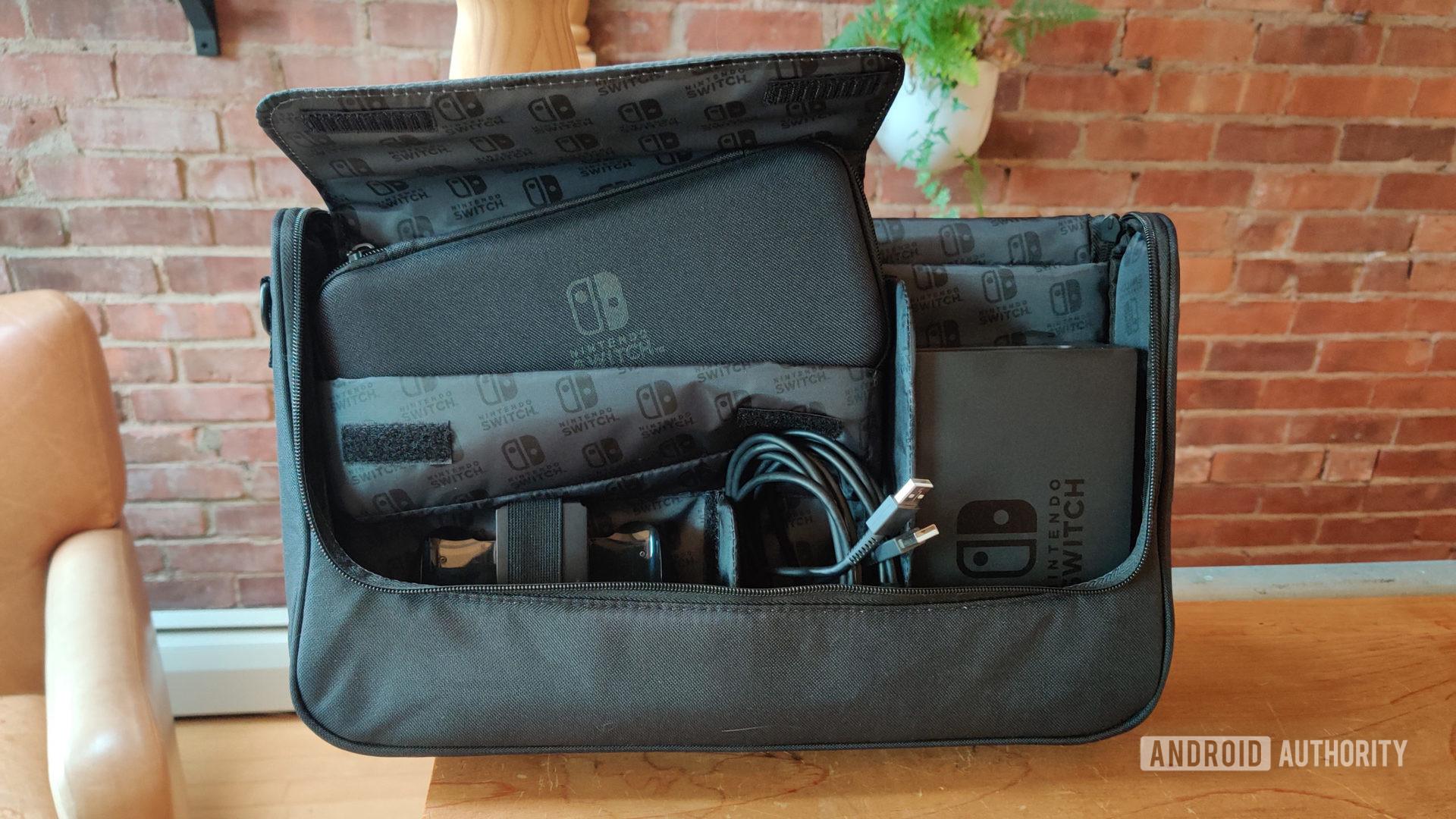 Nintendo Switch Power A Everywhere Messenger Bag Full