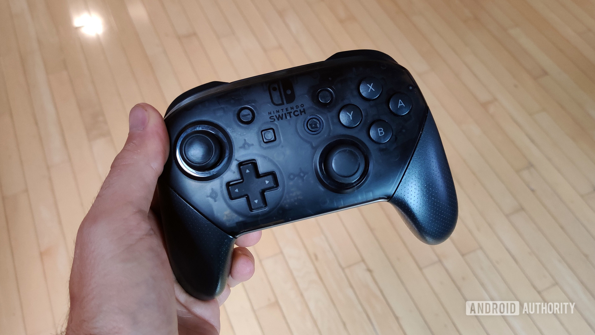 Nintendo Switch Pro Controller review in hand