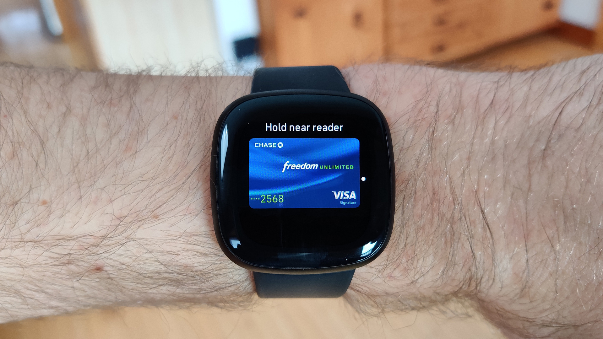 Fitbit Versa 3 Review Fitbit Pay Screen