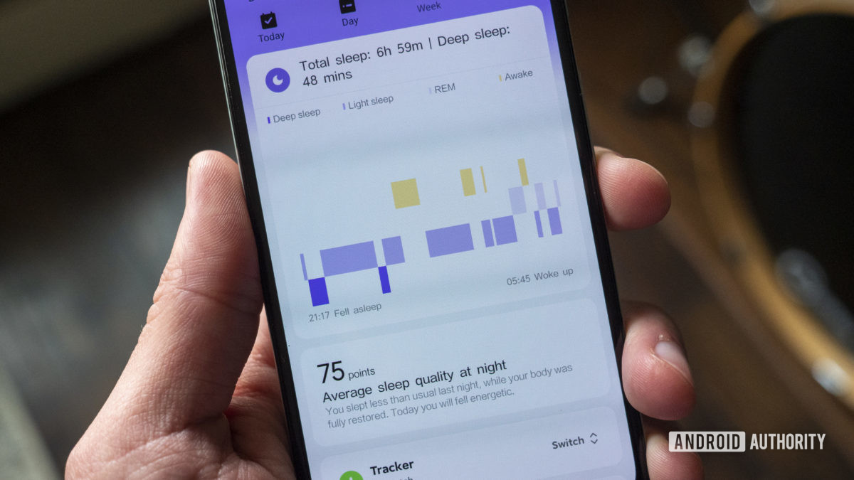 xiaomi mi watch review xiaomi wear app sleep tracking