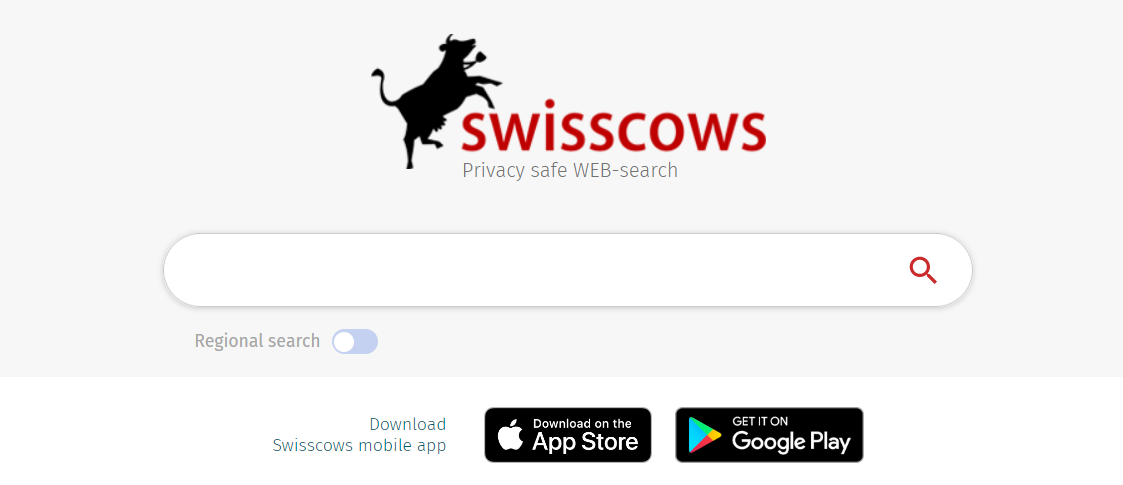 swisscows private search engine