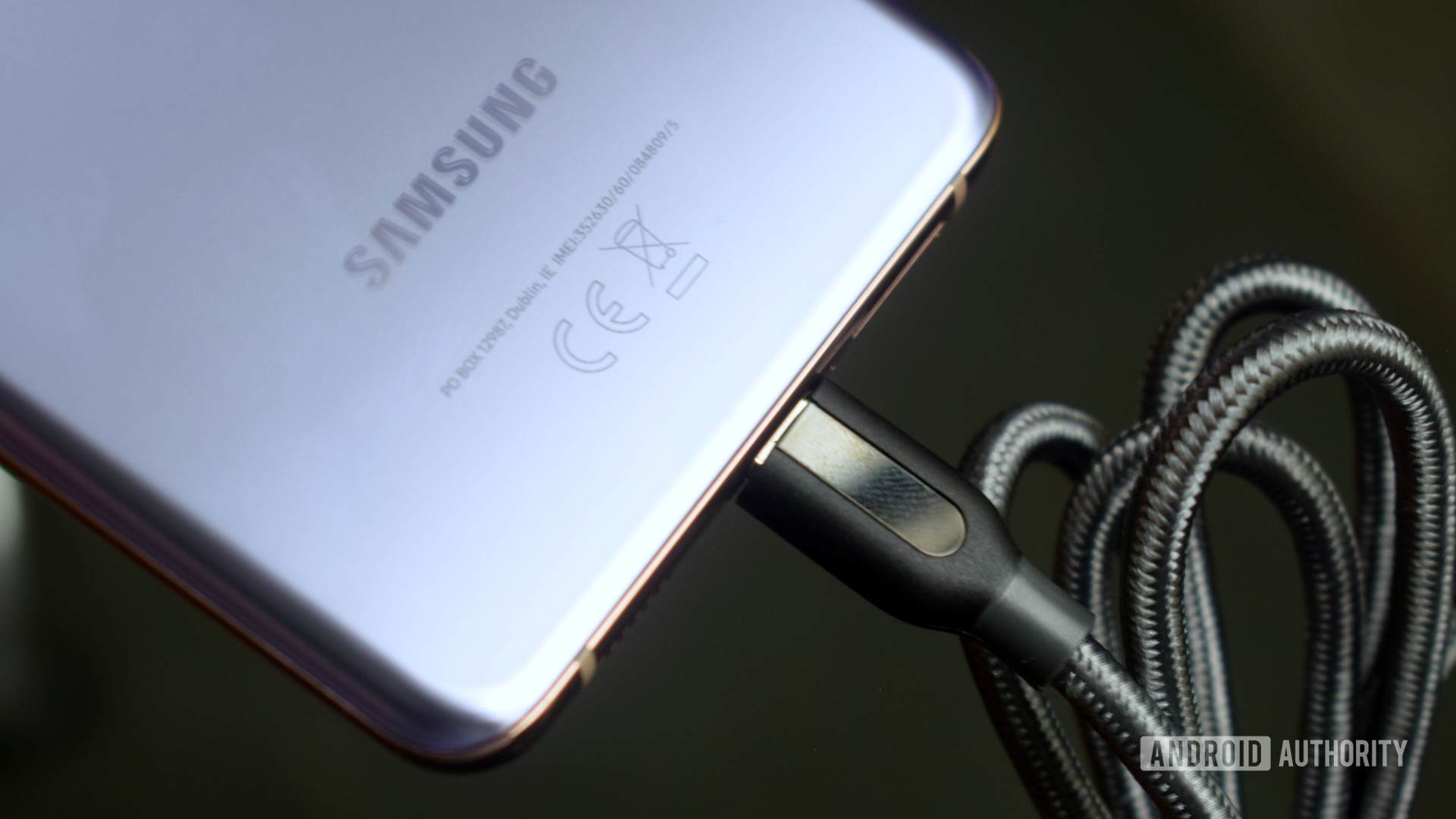 Samsung Galaxy S21 Plus شحن USB C.