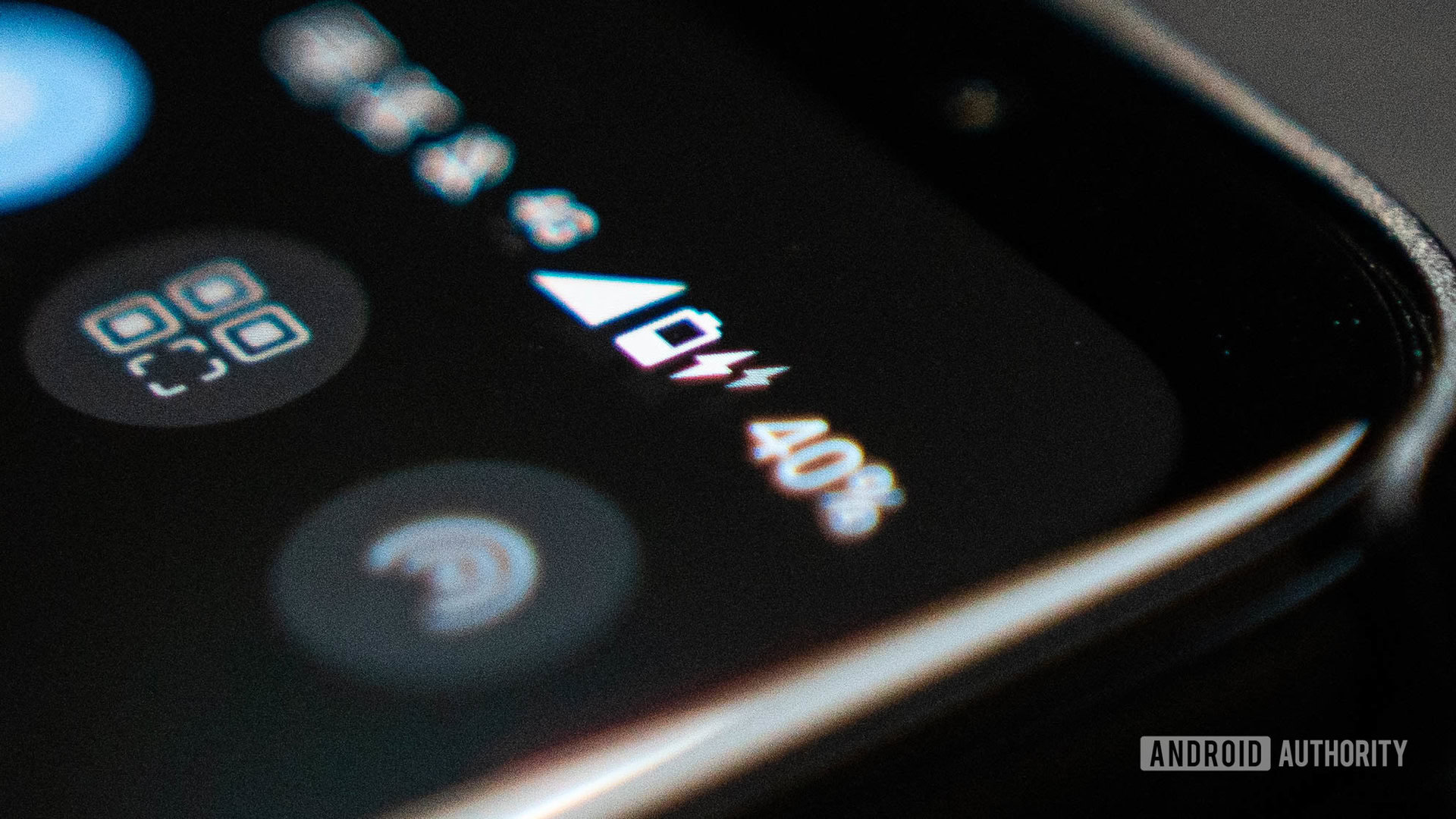 Asus ROG Phone 5 product shot of the battery and charging logos up close
