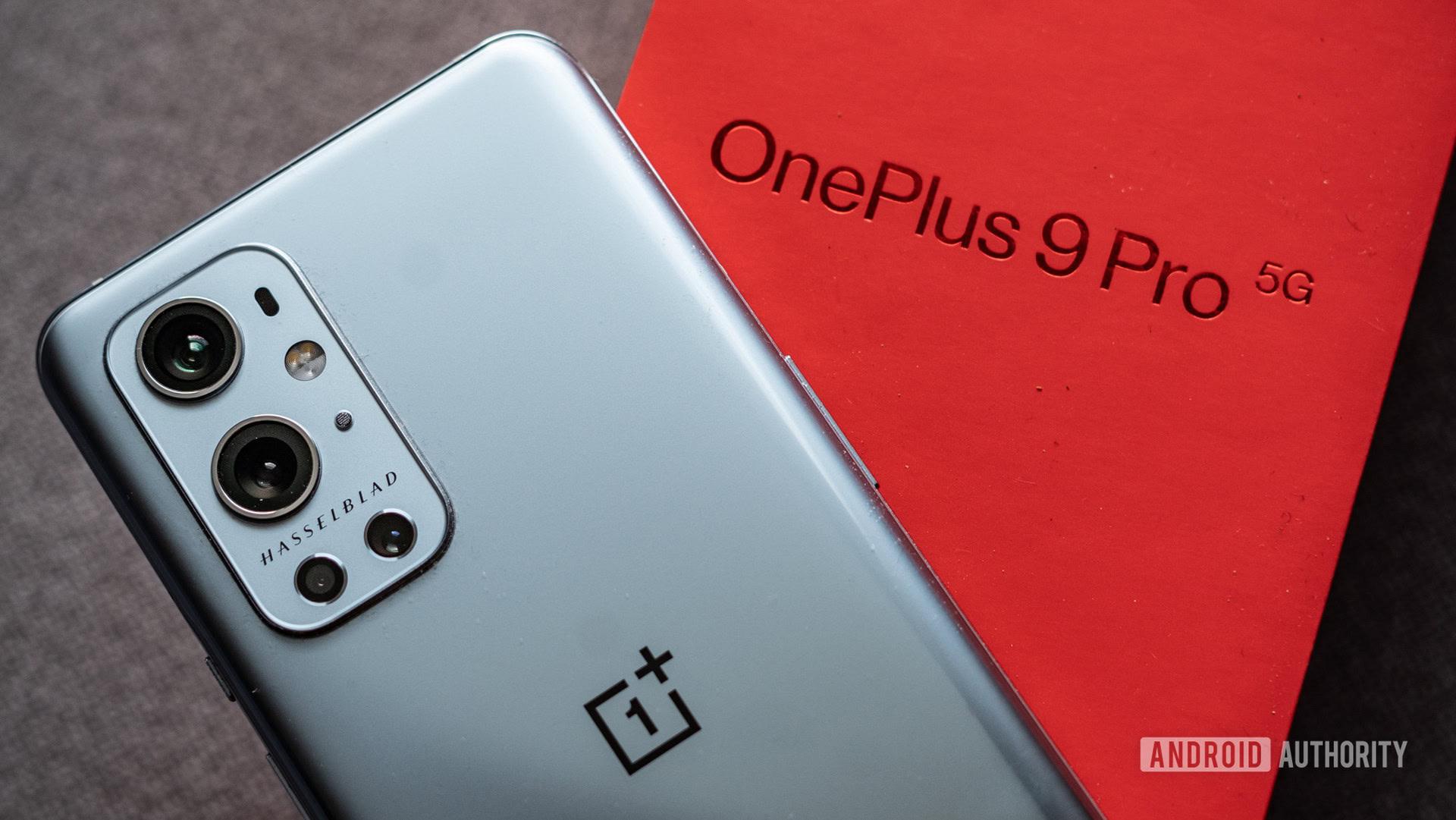 OnePlus 9 Pro close up of hassleblad