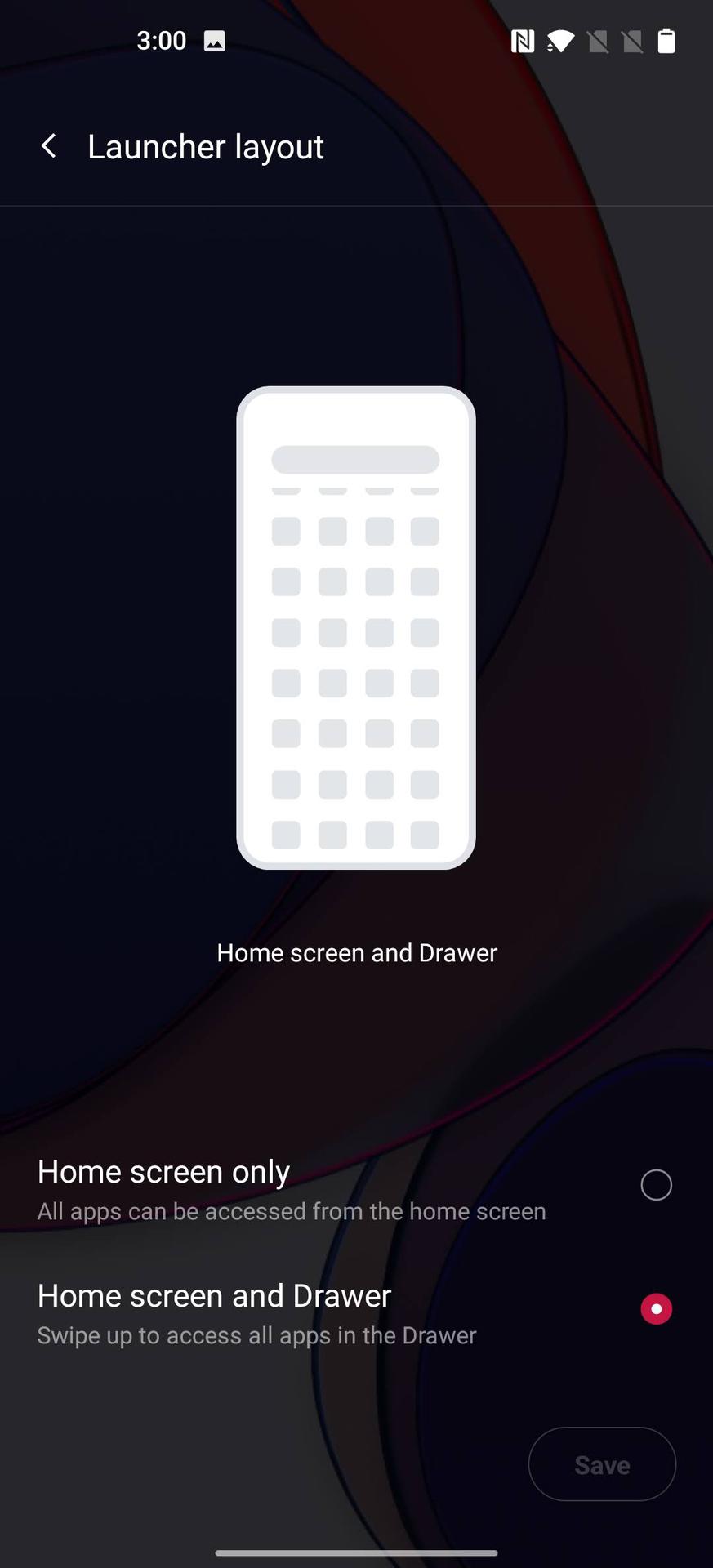Oxygen OS 11 Home Screen Layout