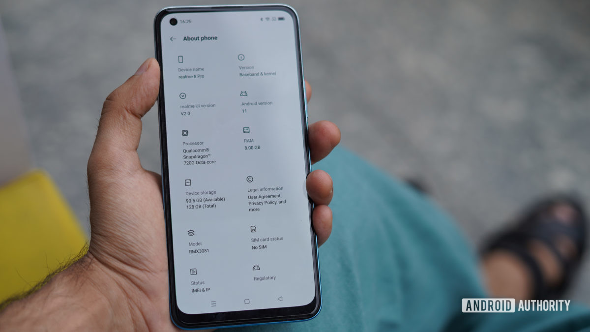Realme 8 Pro review with specs on phone
