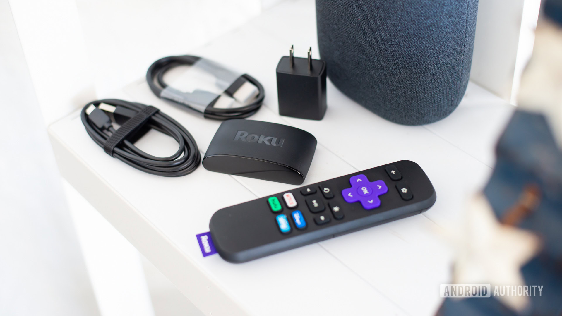 Roku Express with accessories