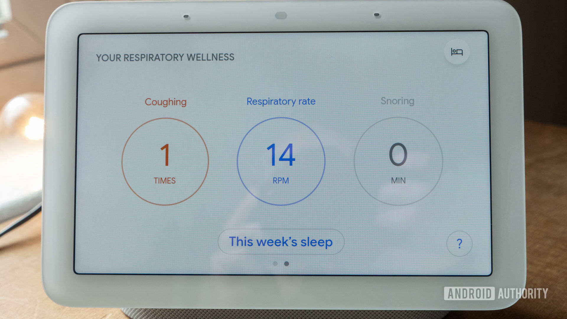 google nest hub second generation review sleep sensing respiratory wellness 2