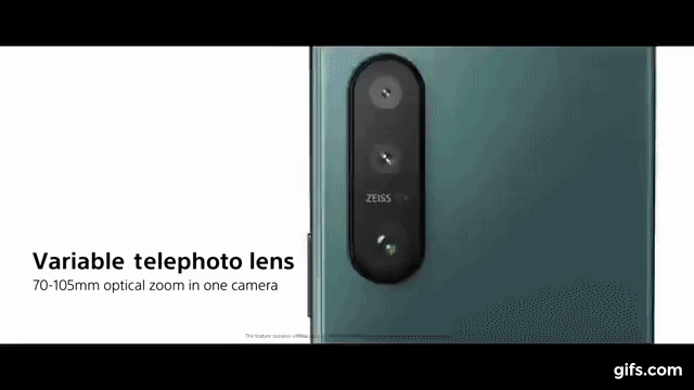 Sony Xperia 1 III variable periscope camera