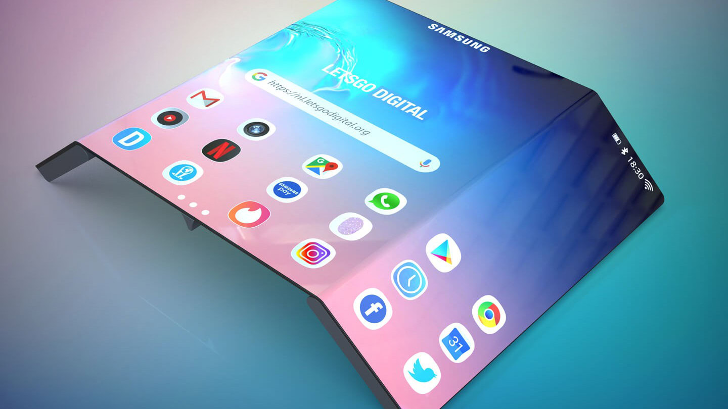 Samsung patents foldable phone with 3 displays, fast-charging magnetic S Pen