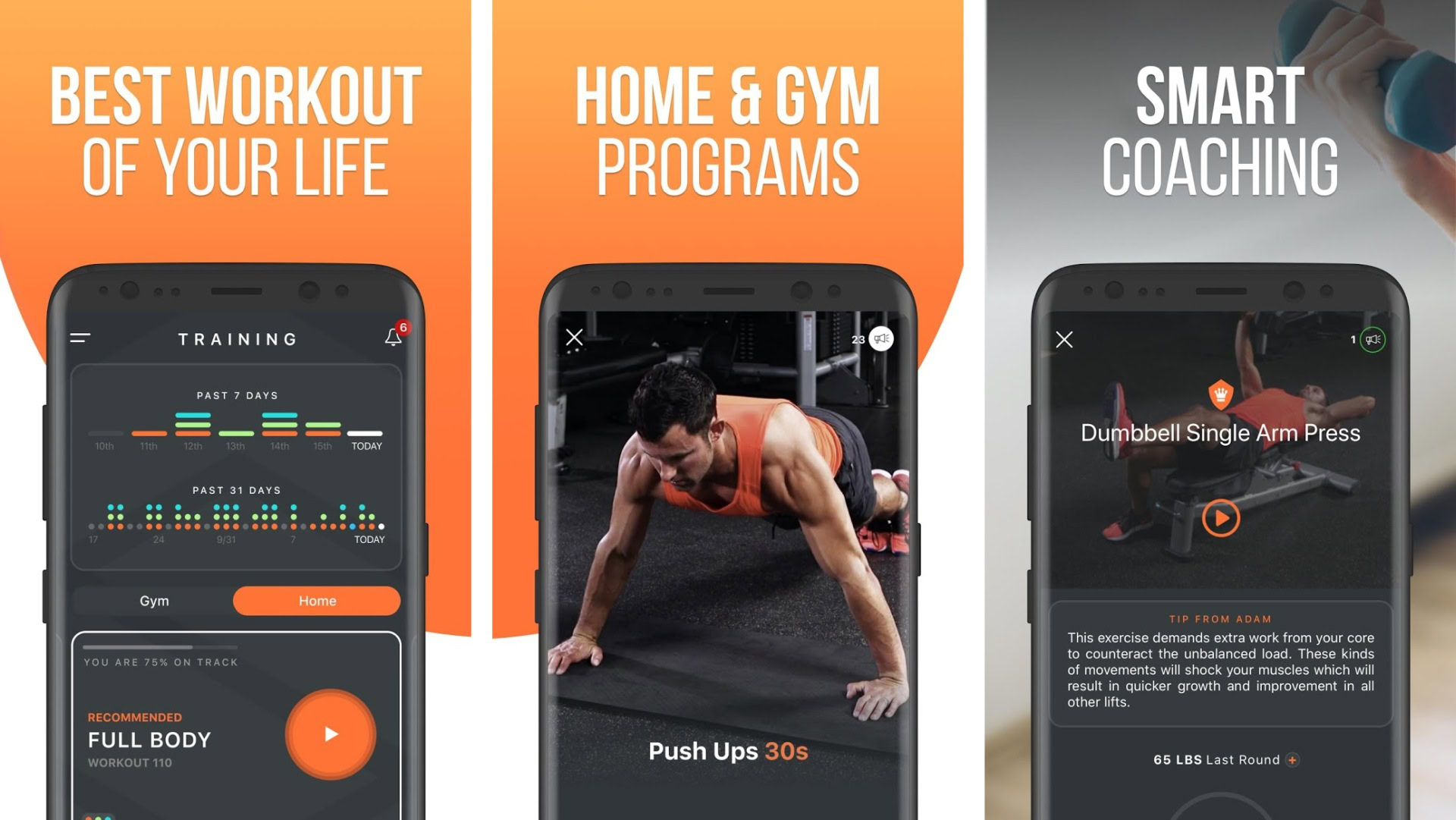 shred workout app screenshot