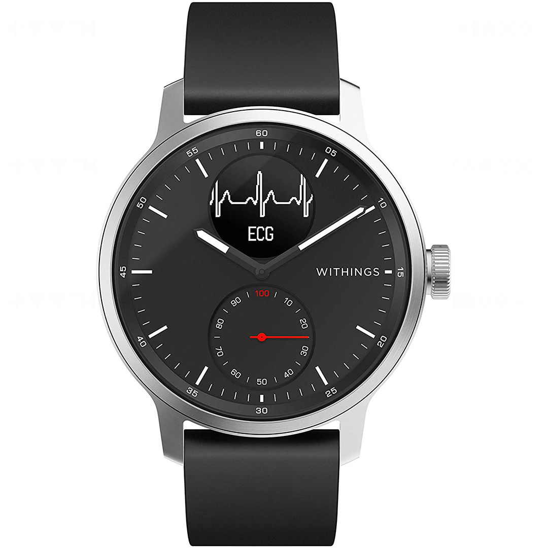 withings scanwatch black hybrid smartwatch