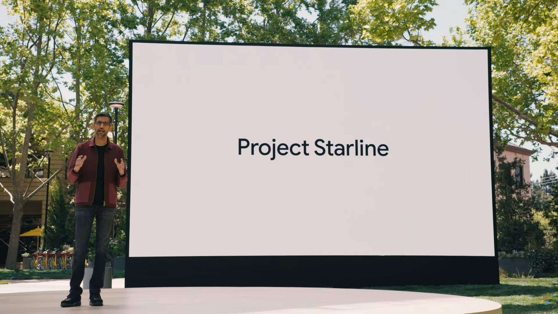 Google IO 2021 Sundar Pichai talks project starline