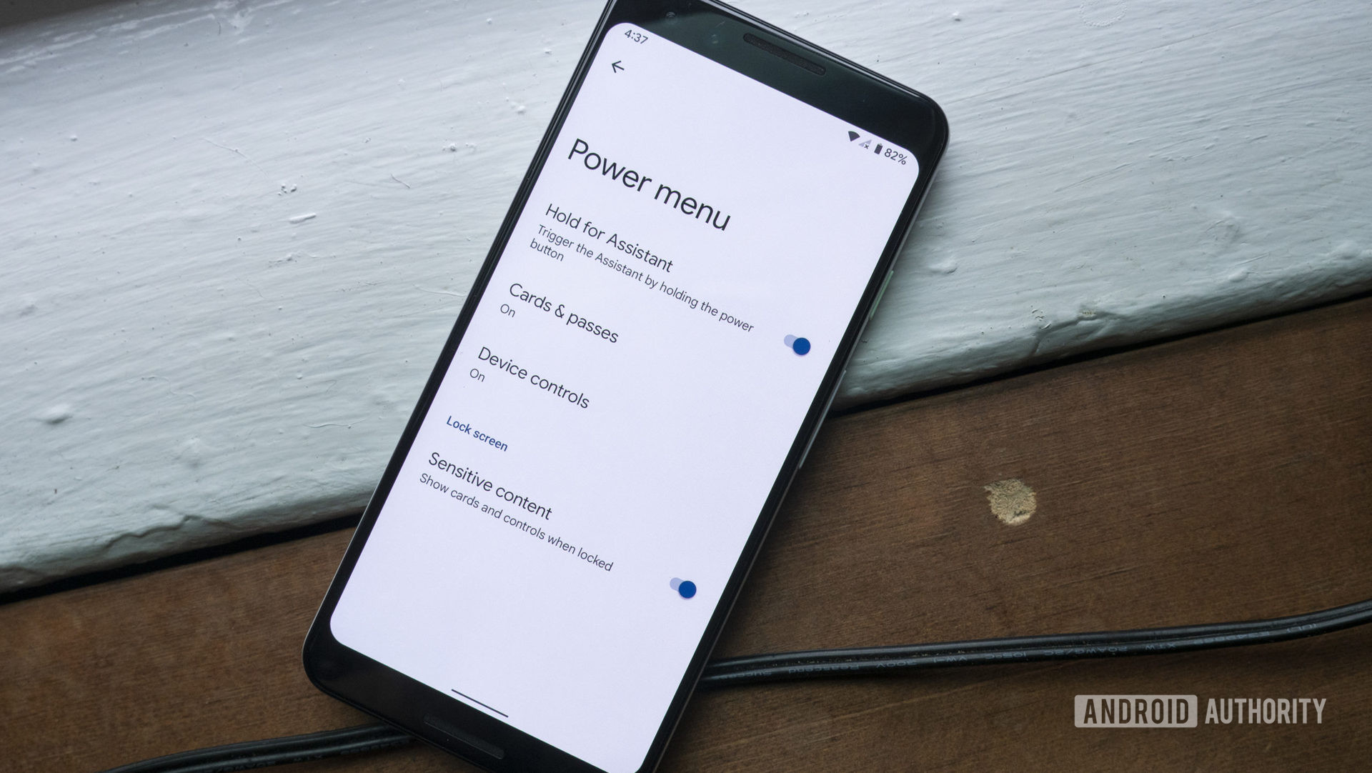android 12 beta 1 hands on power menu google assistant power button