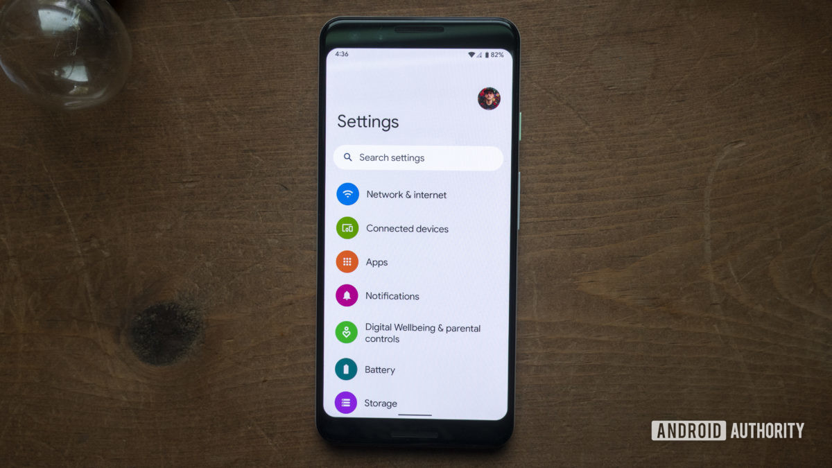android 12 beta 1 hands on settings menu