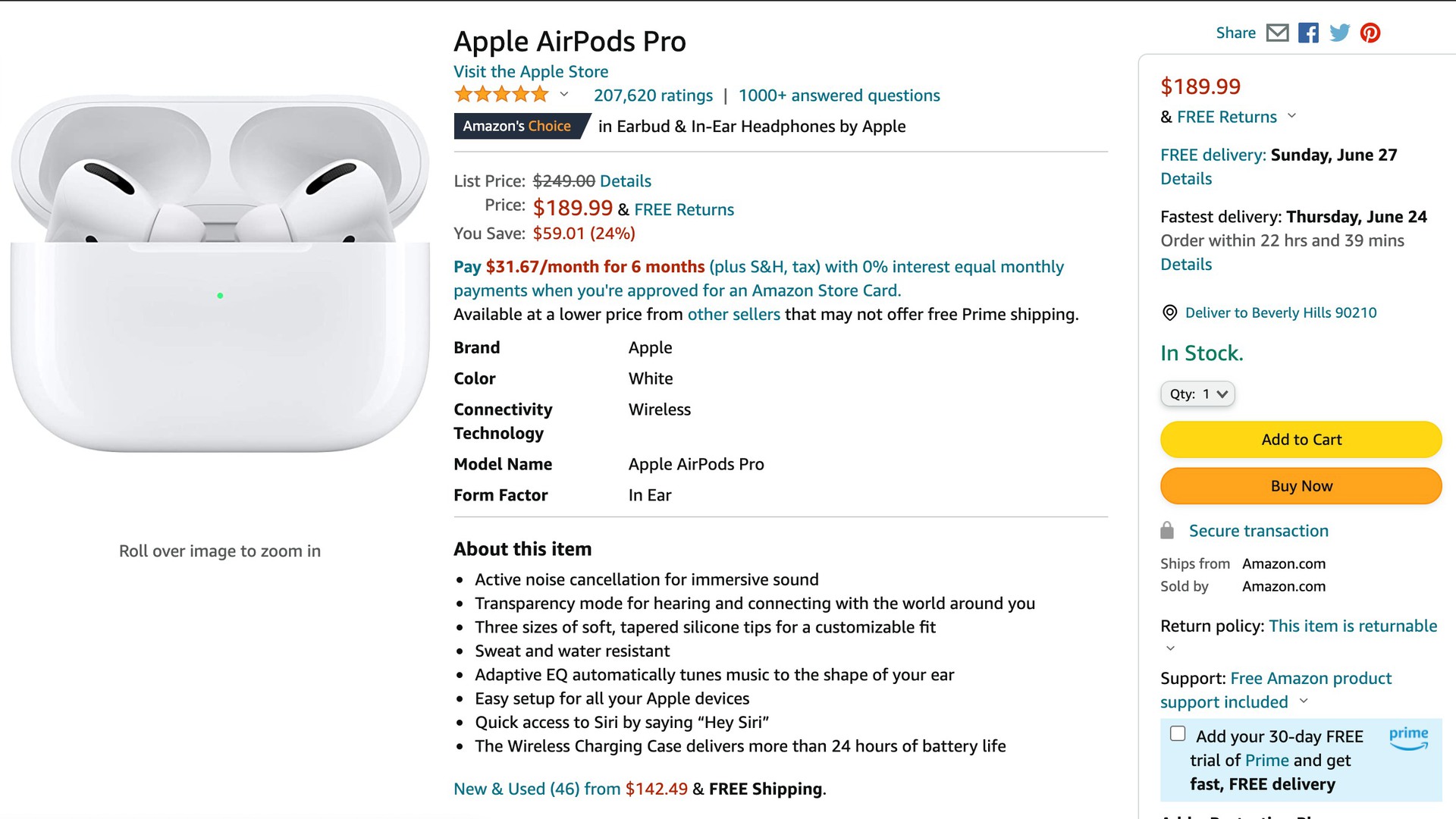 Apple AirPods Pro Deal Amazon Prime Day 2021