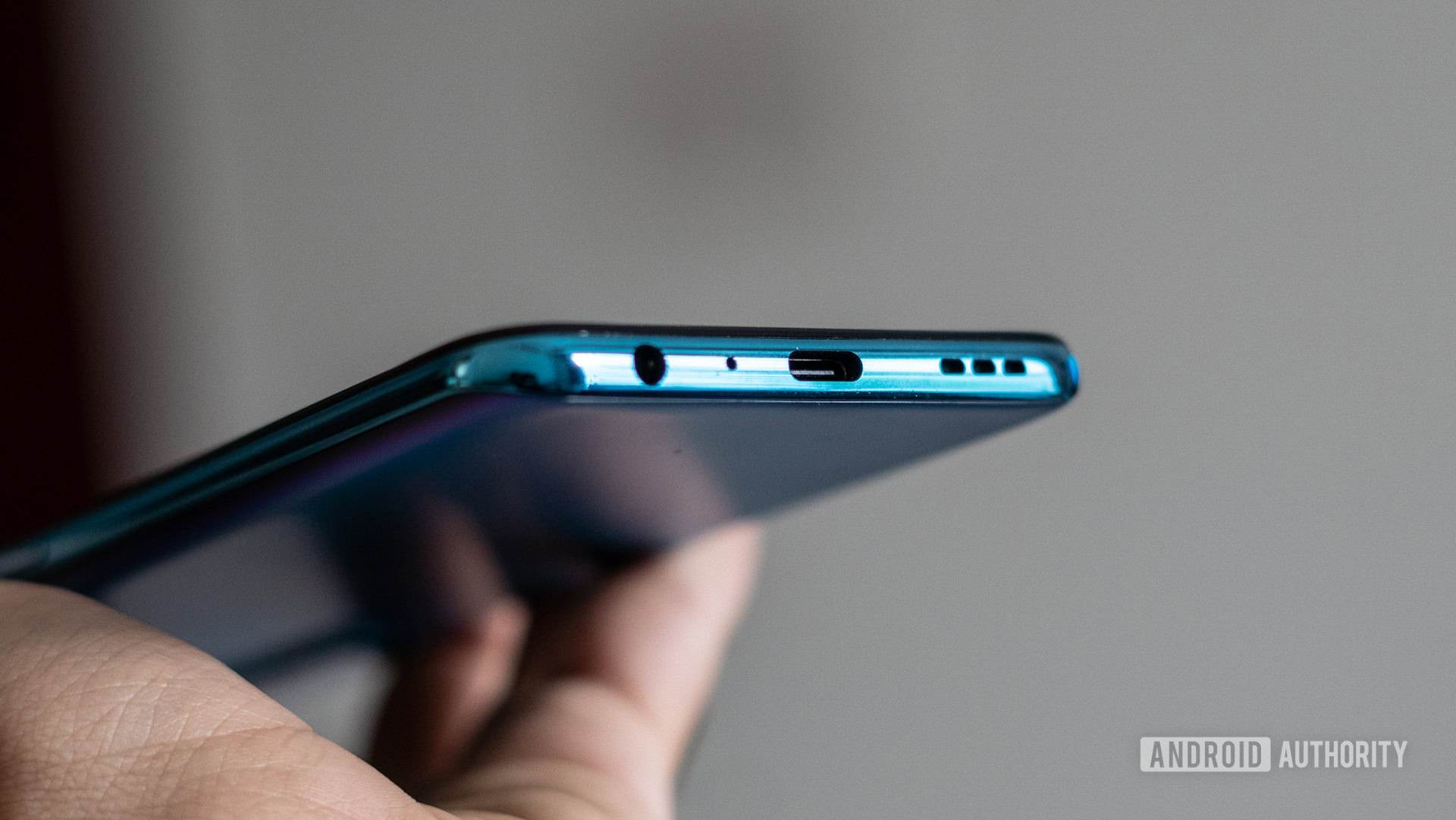 OnePlus Nord CE showing USB C port