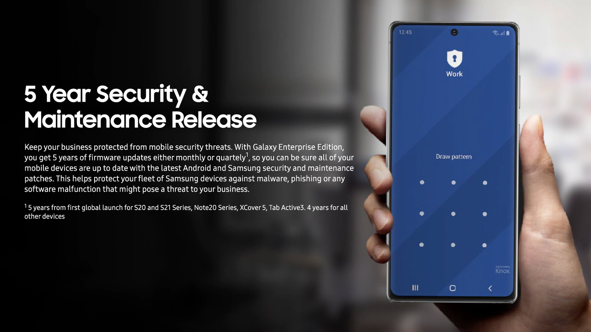 Samsung cập nhật bảo mật 5 năm