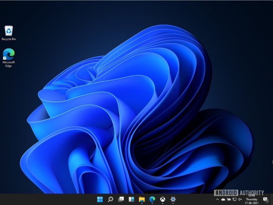 Windows 11 home screen