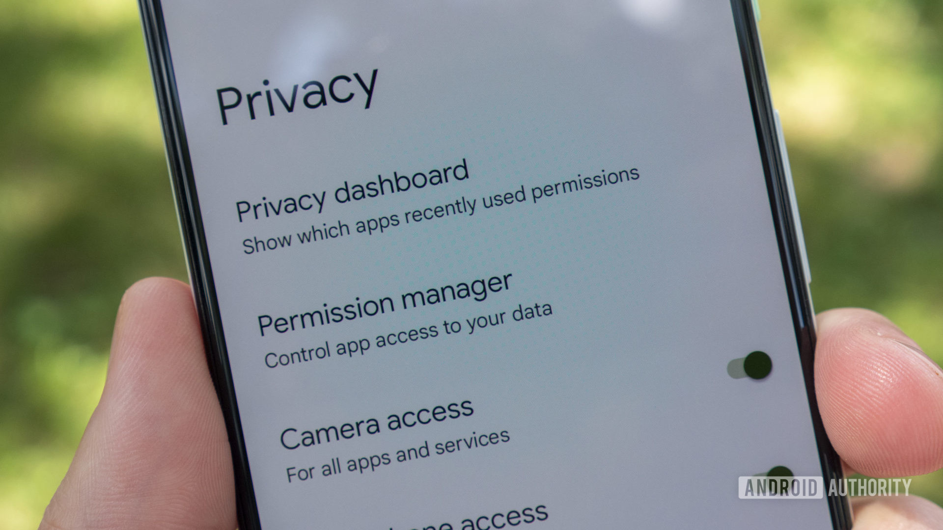 android 12 beta 2 privacy dashboard privacy settings menu