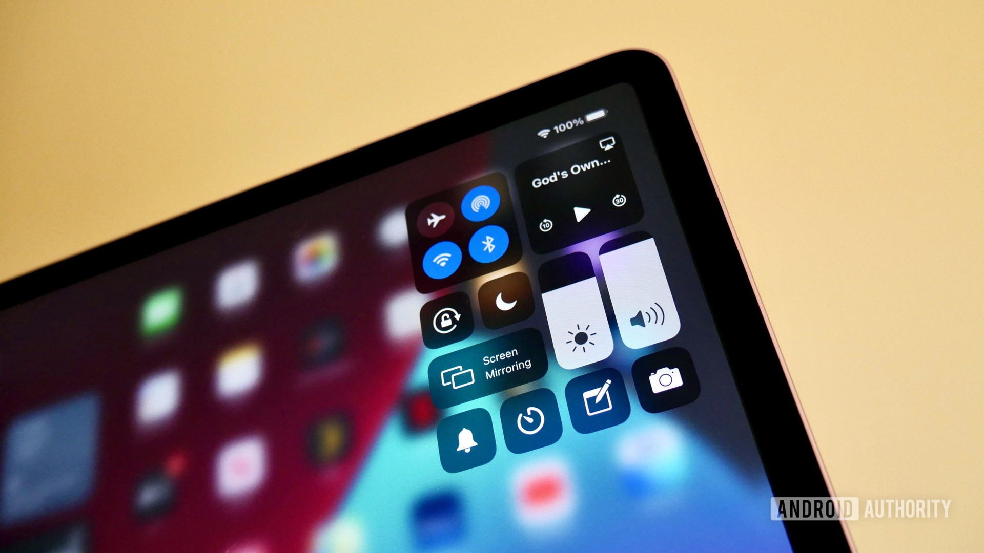 apple ipad air 2020 review control center