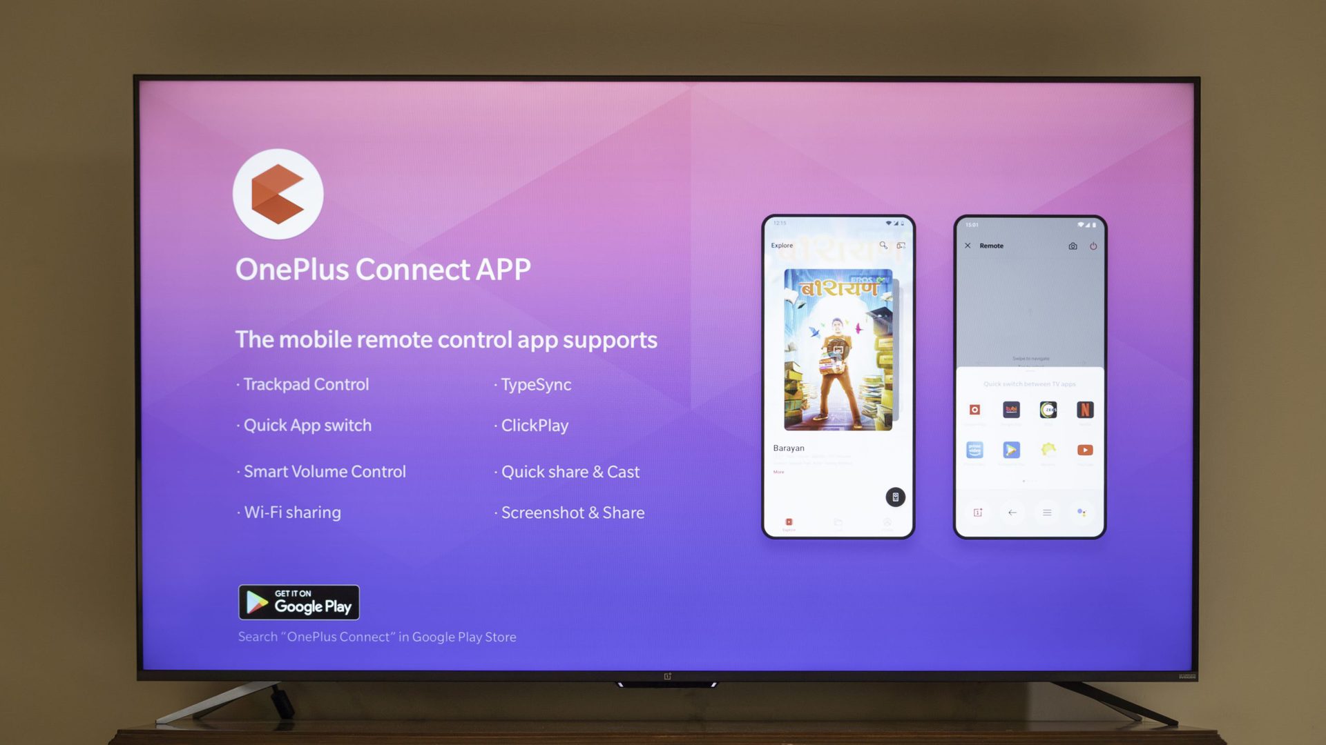oneplus tv oneplus connect app