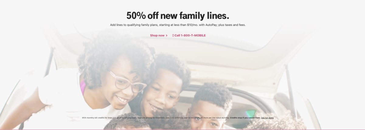T-Mobile family transaction