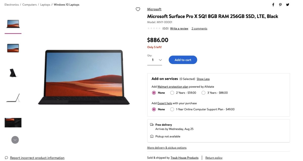Surface Pro X Deal
