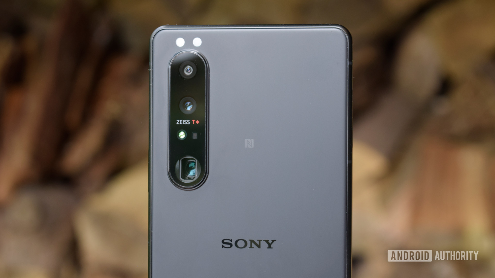 The Sony Xperia 1 III rear view with camera module.