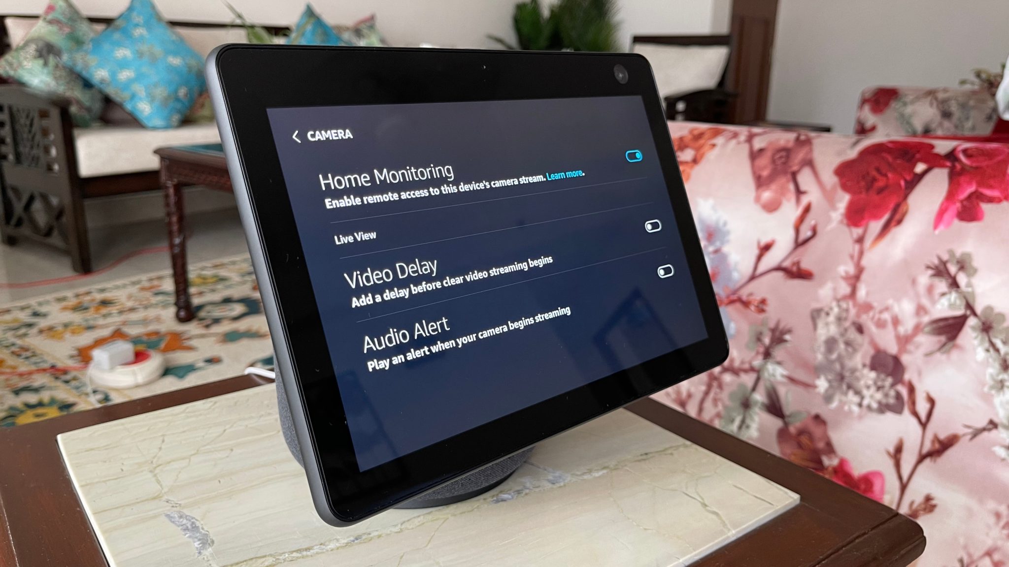 Amazon Echo Show 10 home monitoring