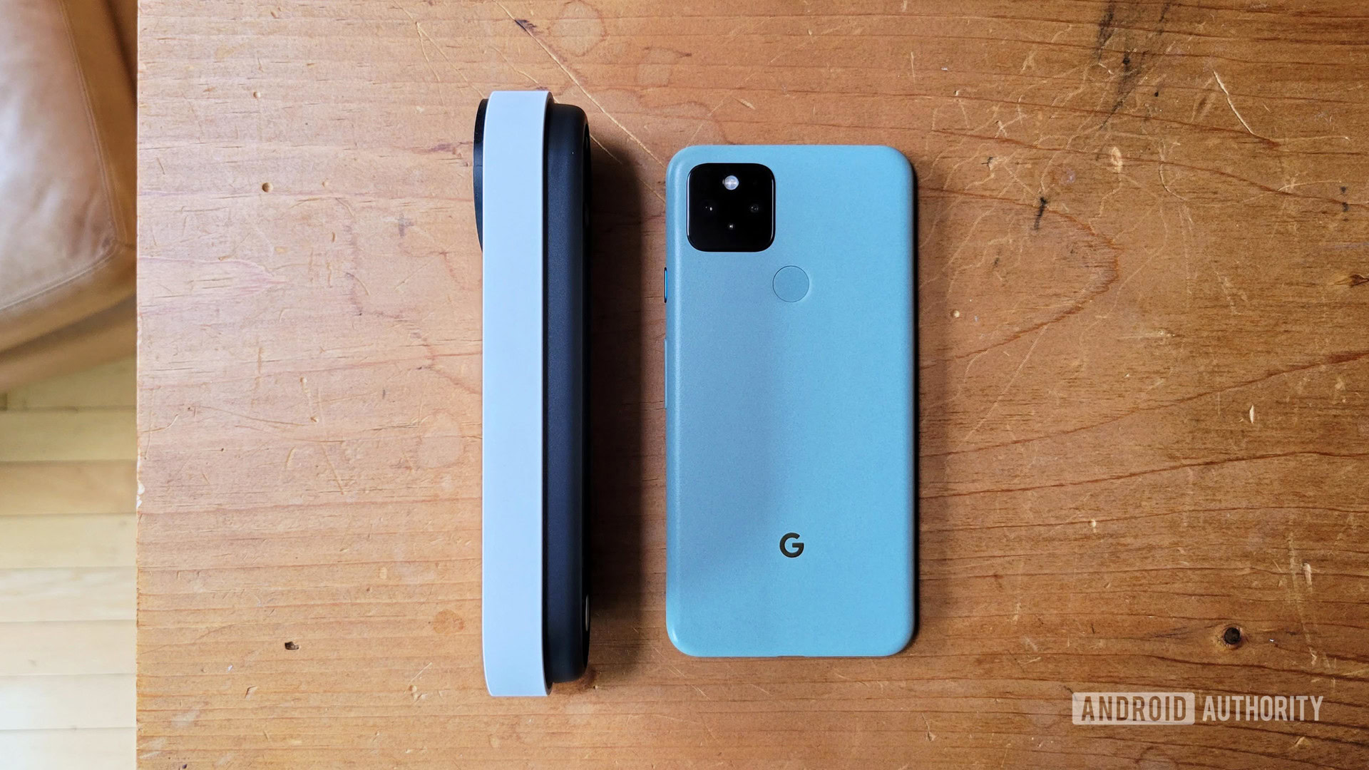Google Nest Doorbell Review Size Comparison with Google Pixel 5 Profile