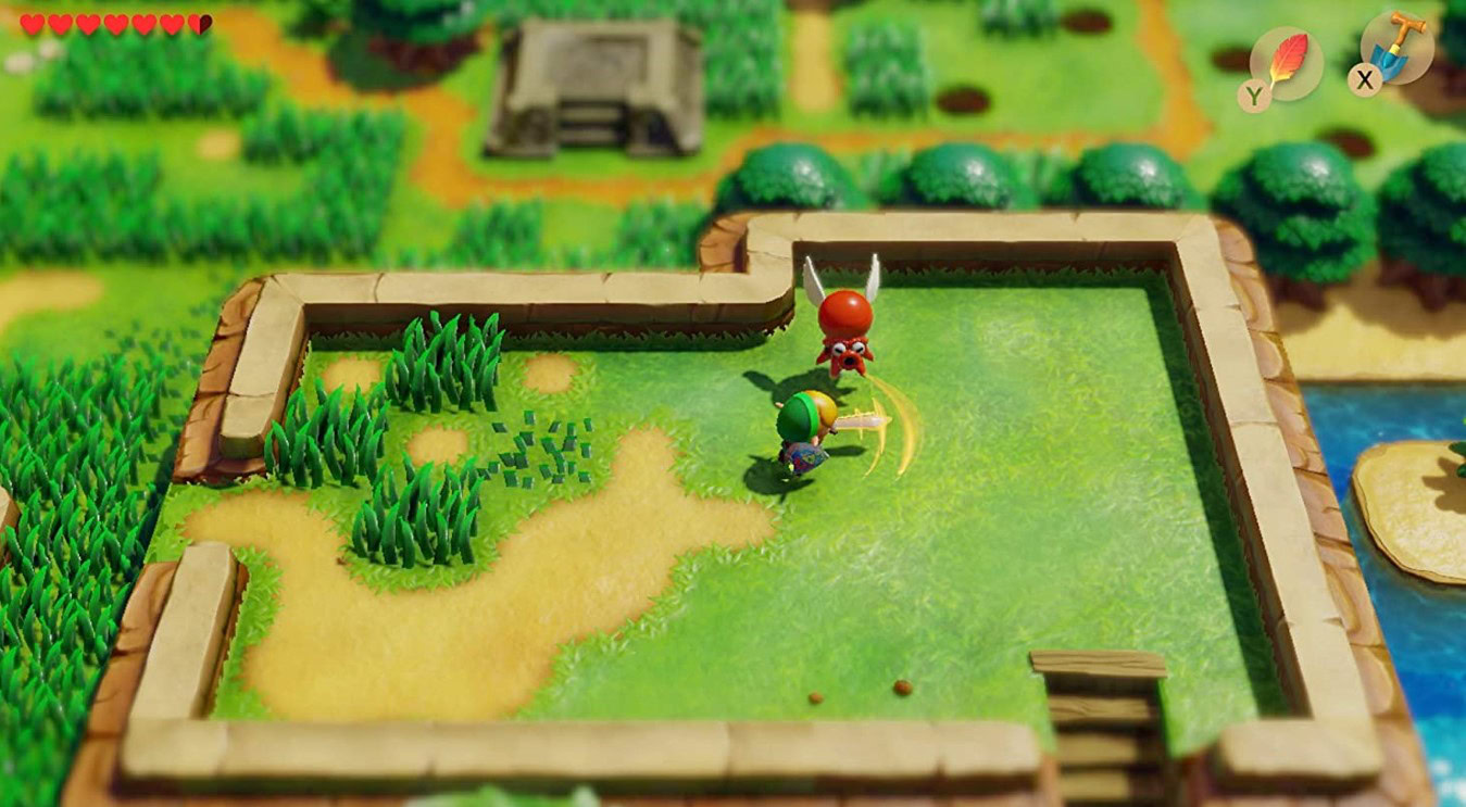 Legend of Zelda Links despertando a jogabilidade do Nintendo Switch