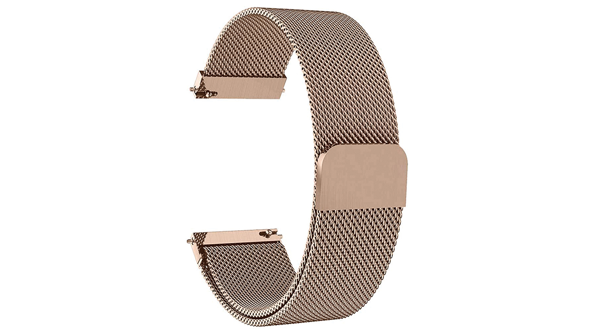 Product image of Morsey Mesh stainless steel rose gold strap