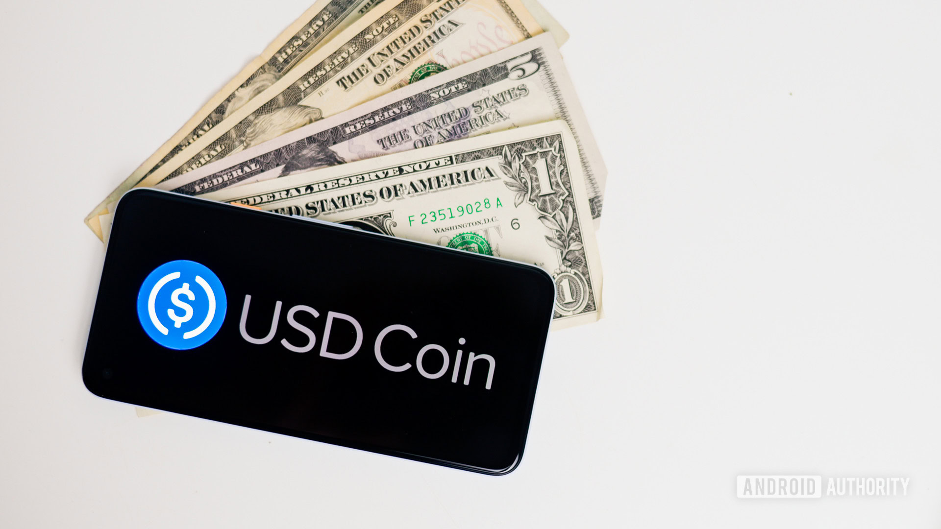 USDC crypto stable coin stock image 2