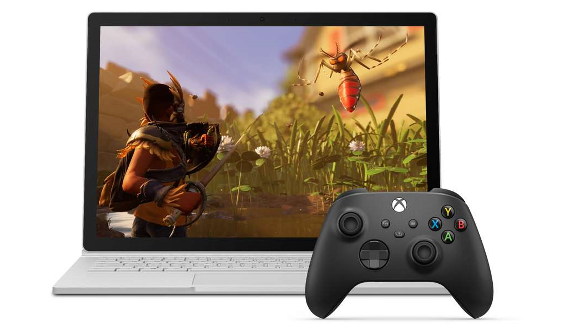 Xbox Cloud Gaming on a Microsoft Surface PC.