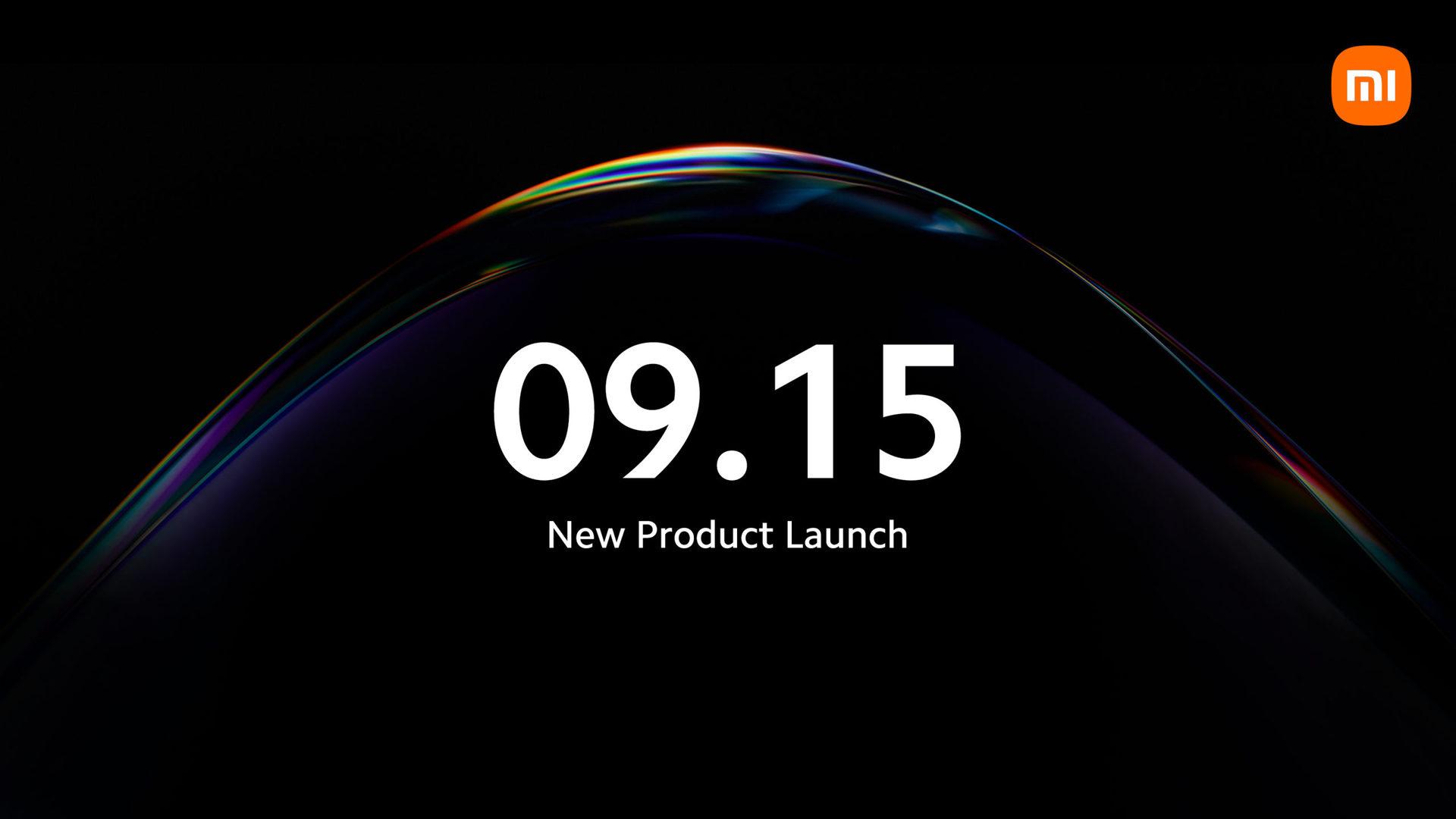 Xiaomi released on September 15, 2021