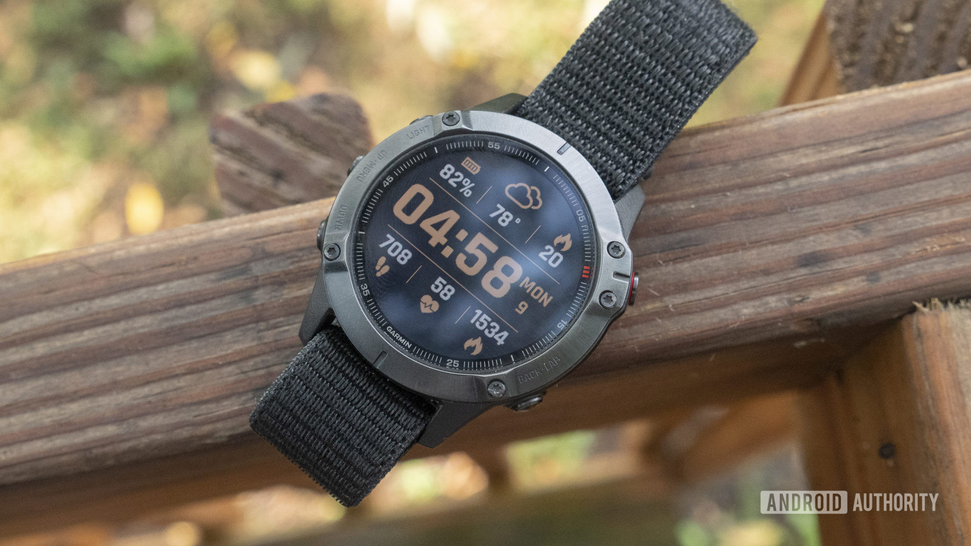 Garmin Fenix ​​6 Pro sur clôture affichage du cadran de la montre bracelet en nylon autonomie de la batterie de la montre intelligente