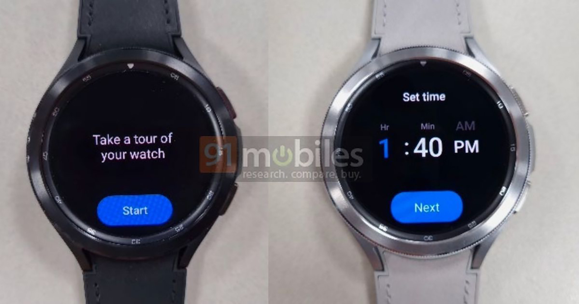This may be your first look at a real Galaxy Watch 4 Classic