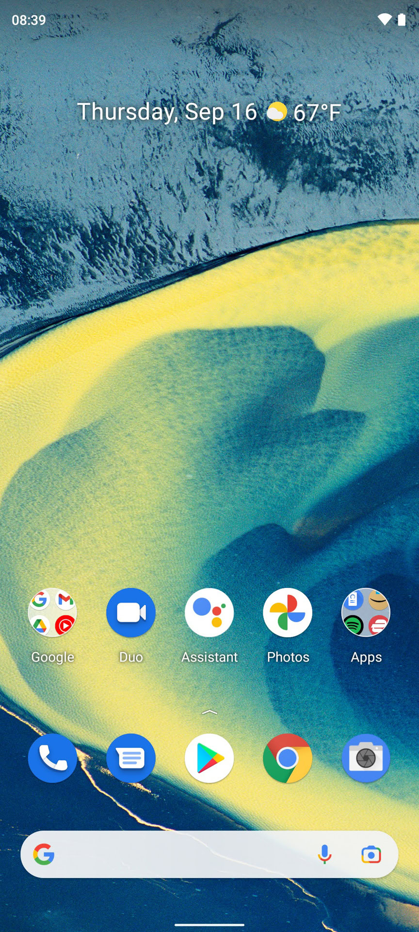 Android 11 Home screen
