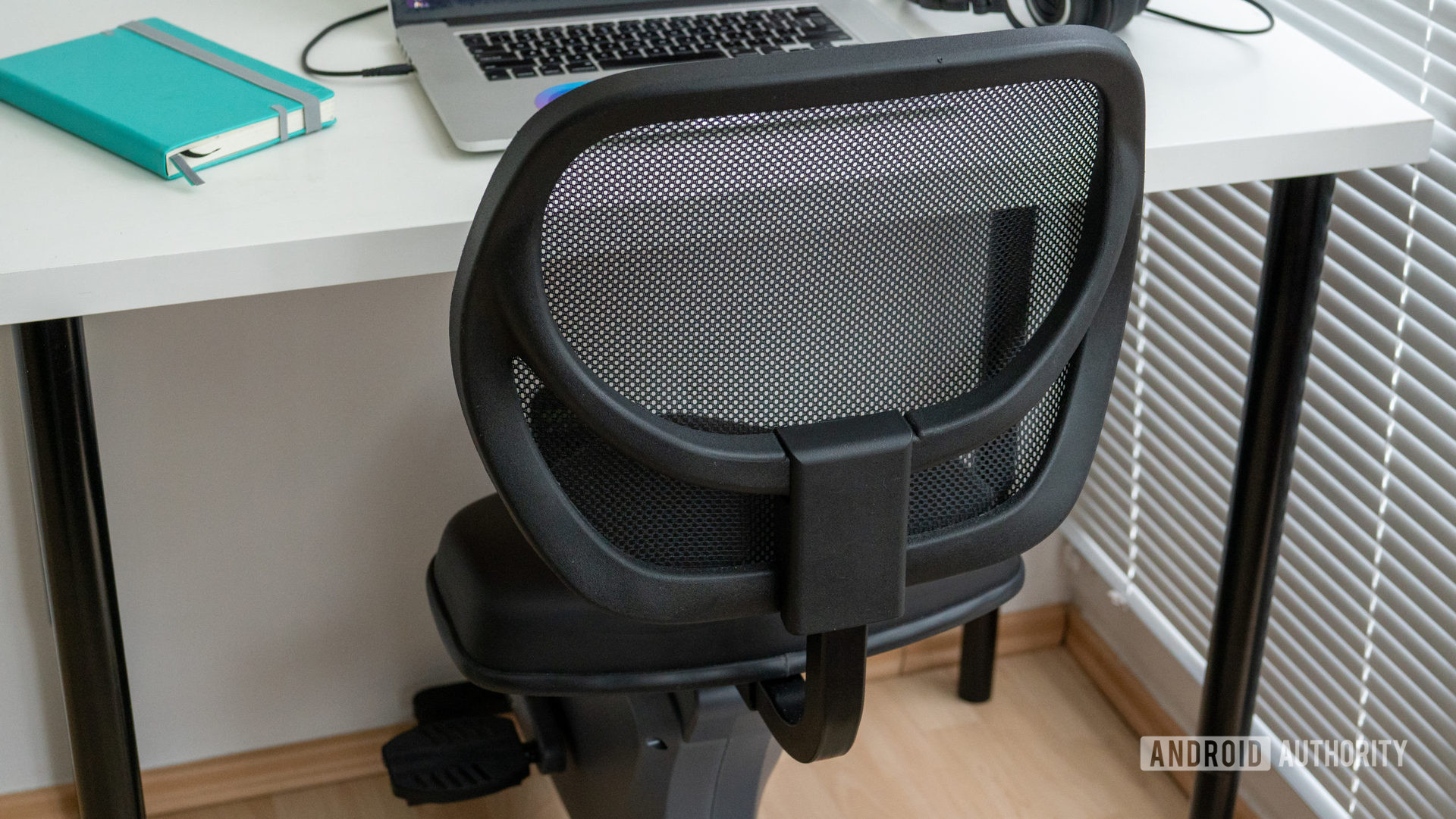 Flexispot Sit2Go Pro fitness chair desk cycle mesh back rest closeup 
