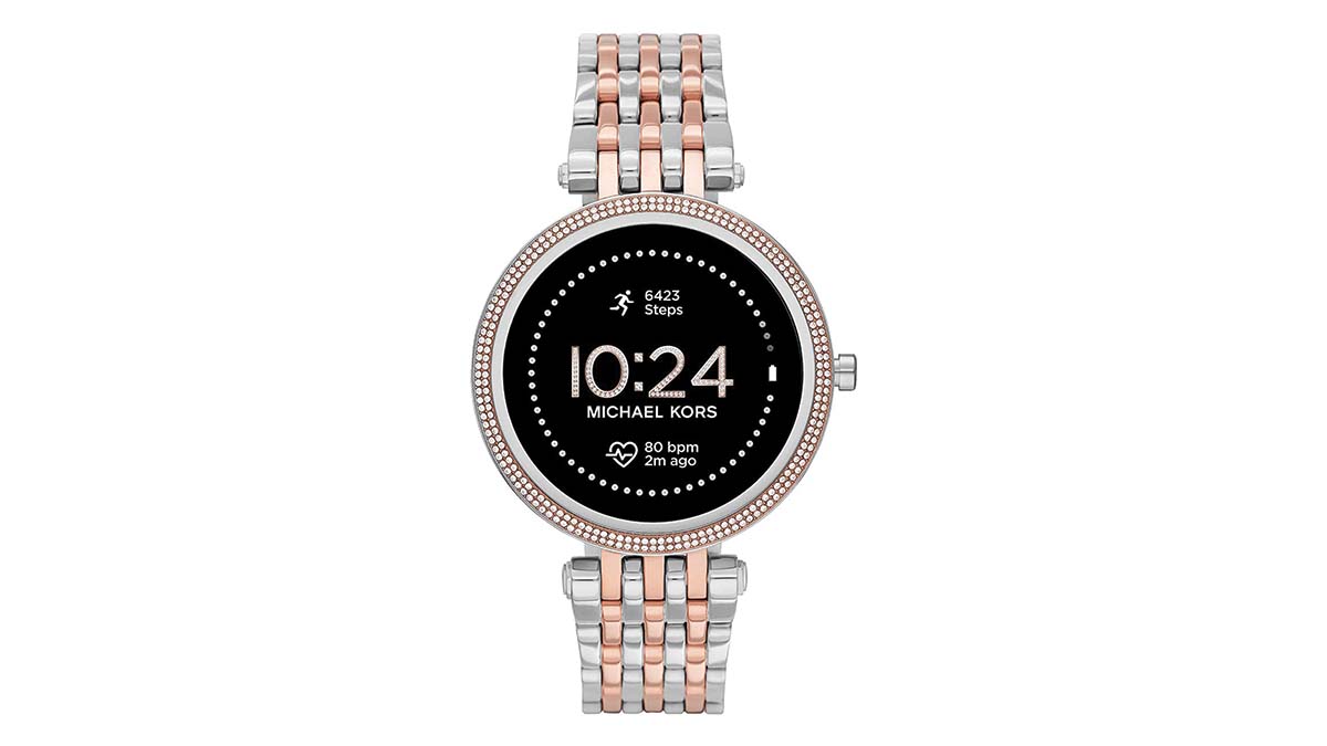 Photo du produit d'une montre connectée Michael Kors Gen 5E Darci pour femme.